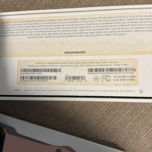 Apple series 3 gps+ cellar watch authentic - Picture 6 of 8